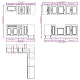 thumbnail of vidaXL 11-tlg. Küchenschrank-Set Kalmar Schwarz Holzwerkstoff