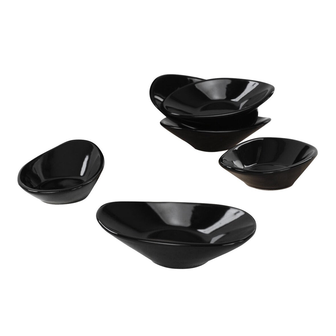 Untertassen professionelle Hermia Concept 100 % KERAMIK, 12 x 7,9 x 3 (6 Stück) M1482