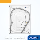 thumbnail of Exquisit Waschmaschine WA9214-340A weiss | 9 kg Fassungsvermögen | Energieeffizienzklasse A | 16 Waschprogramme | Kindersicherung | Startzeitvorwahl