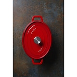 thumbnail of HENDI Emaillierter Gusseisentopf, 4,4L, Rot, 365x290x(H)115mm