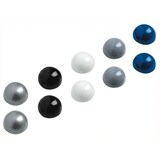 thumbnail of Kugelmagnet 30mm Durchmesser 0,6kg Haftkraft 10 Stück farbig sortiert Packung mit 12 Stück