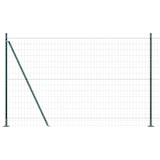 thumbnail of vidaXL Zaun mit Pfosten Grün 1,2 x 25 m Stahl und PVC
