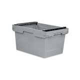 thumbnail of PROREGAL Conical Mehrweg-Stapelbehälter mit Stapelbügel Grau | HxBxT 32,3x40x60cm | 58 Liter | Lagerbox Eurobox Transportbox