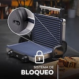 thumbnail of Masterpro - Griglia elettrica antiaderente Foodies con griglia 12x32x40cm, 2200W, in acciaio inox e ABS, con 3 funzioni