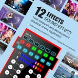 thumbnail of Table De Mixage Bluetooth 5.0 Avec 12 Effets Sonores Pour Streaming En Direct YONIS