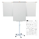 thumbnail of Nobo Portablocco con superficie in acciaio laccato, base mobile e bracci estensibili Impression Pro, 1901920