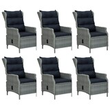 thumbnail of Helloshop26 - Juego de comedor 7 piezas muebles de jardín resina tejida gris claro 02_0014358
