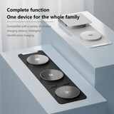 thumbnail of Chargeur Sans Fil Rapide 15W Pour iPhone Apple Watch AirPods Design Pliable Bleu YONIS