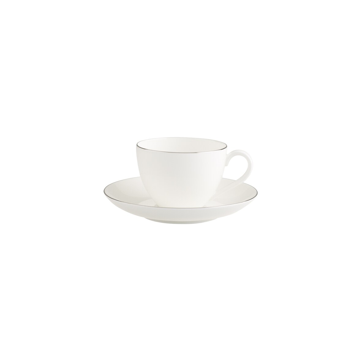 Villeroy & Boch Anmut Platinum No.1 Kaffeetasse mit Untertasse 150 ml