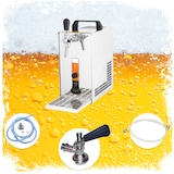 thumbnail of Komplett Set - Bierzapfanlage, Bierzapfen PYGMY 20/K mit Membranpumpe, 1-leitig Trockenkühlgerät aus Edelstahl, 25 Liter/h, Zapfkopf: ohne