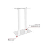 thumbnail of Pied de table de bar terrasse 75x40 en métal noir Pablo