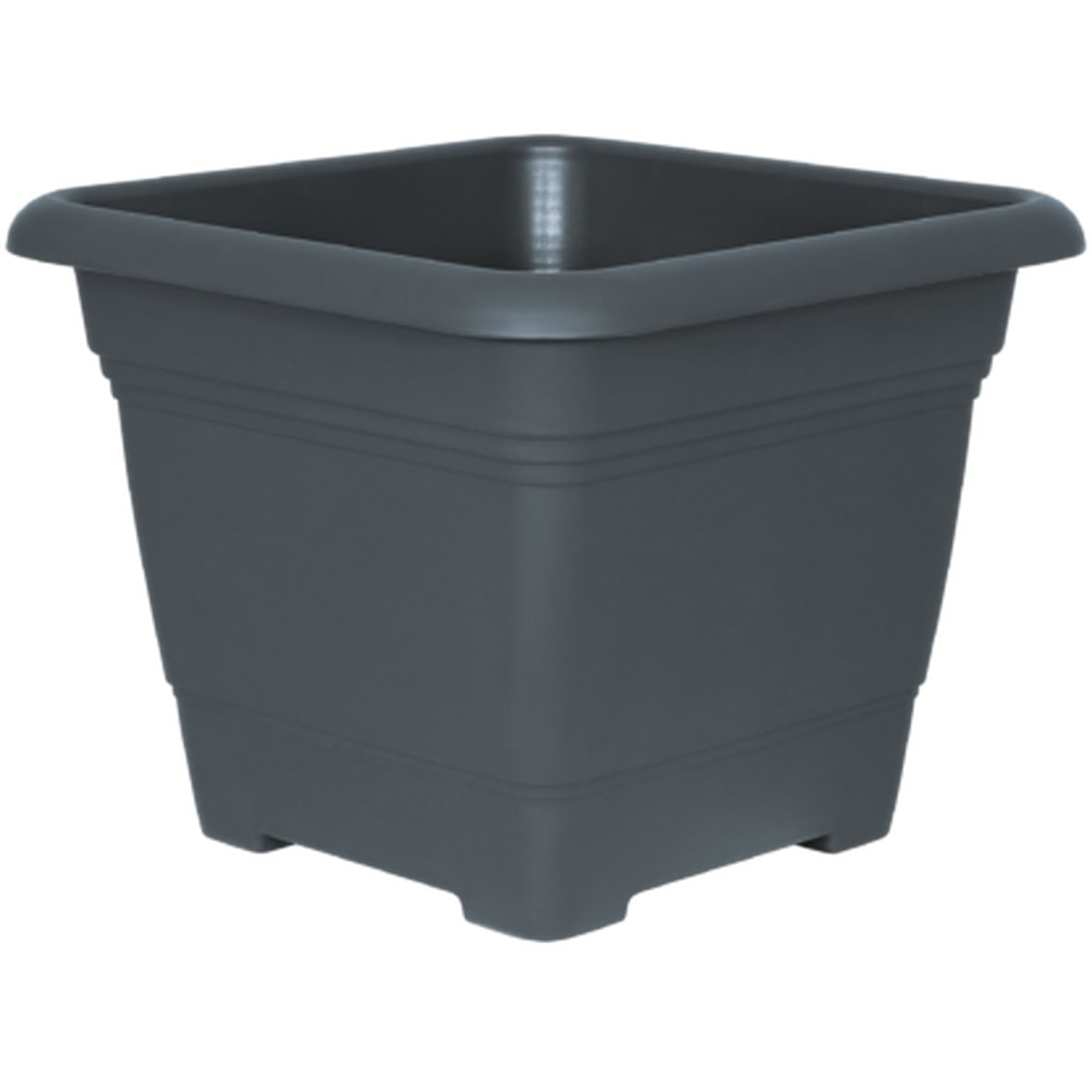 Geli Nora Pflanzkübel 48cm Anthrazit – Quadratisch 43L
