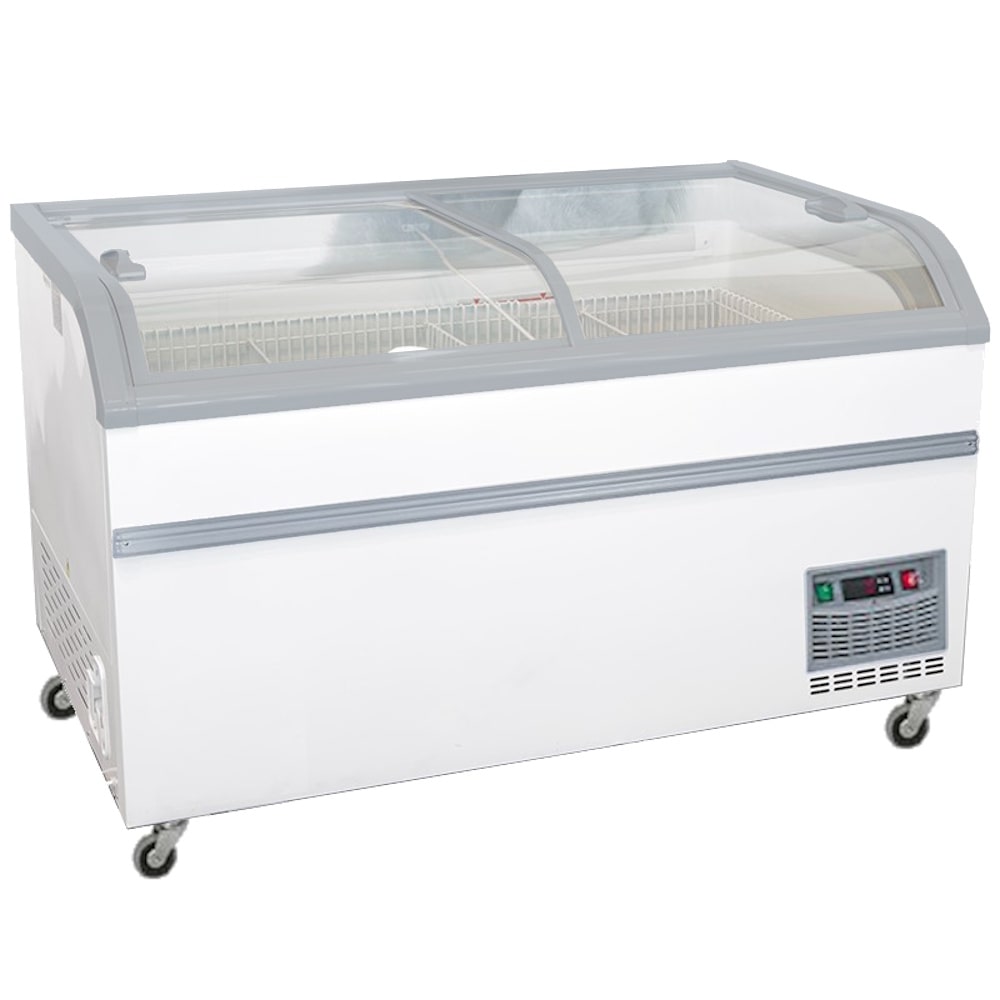 Ilha de congelação mural 2 portas de correr - 2500x890x880 mm - 370 W 230/1V - 24776901 Eurast