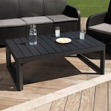 thumbnail of Salon de jardin - en résine aspect rotin tressé - Allibert by KETER - 5 personnes - SanRemo - Gris graphite ALLIBERT by KETER