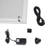 thumbnail of Danieli Store | Tablón de anuncio con cerradura | Tablon magnético de aluminio para exterior, con puerta abatible y panel personalizado (2xA4 LED)