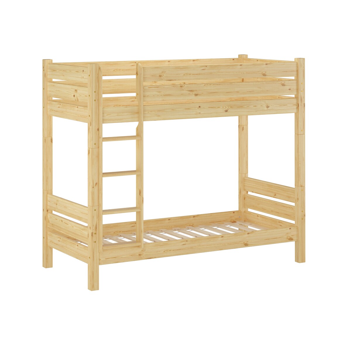 Etagenbett Massivholz Kiefer natur 80x190 Stockbett Hochbett teilbar Rollrost 60.16-08-190T100