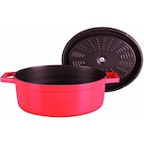 thumbnail of Lacor – 25927 – Ovaler Schmortopf aus Aluminiumguss 26 x 20 cm – Rot
