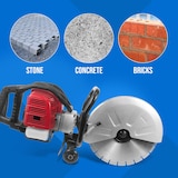 thumbnail of MSW - Betonzaag - benzine - 2500 W - 120 mm zaagdiepte