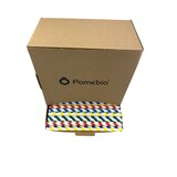 thumbnail of Pomebio Papieren Rietjes - Gestreept - 8x195 mm - Dispenserbox 500 stuks