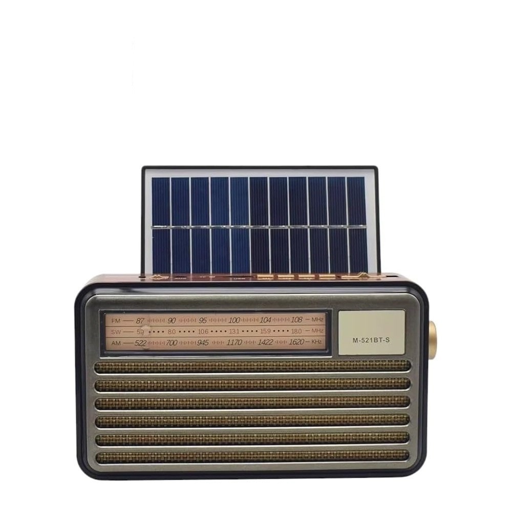 Rádio COSHANO AM, FM e Bluetooth com ranhura para cartão TF e entrada auxiliar