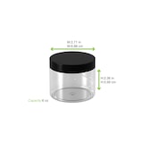 thumbnail of PACKNWOOD - 225uds - bokotwist tarro reutilizable PET - 180ml Ø 69mm - 294DELI180