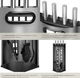 thumbnail of tectake Accesorios para chimenea 5 piezas con soporte  Gris