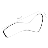 thumbnail of Sined VENERE Fibreglass chaise longue Anatomicamente moldado para o máximo conforto, Branco