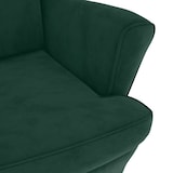thumbnail of vidaXL Ohrensessel mit Hocker Dunkelgrün Samt
