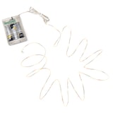 thumbnail of Konstsmide Micro LED Lichterkette, 6h Timer, 20 bernsteinfarbene Dioden, batteriebetrieben, Innen, messingfarbener Draht