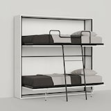 thumbnail of Letto a castello a scomparsa doppio materasso 85x185cm Kando 2MBF-VE90DOPKORI03-BF-MT