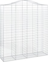 thumbnail of vidaXL Gabionen mit Hochbogen 9 Stk. 200x50x220/240cm Verzinktes Eisen