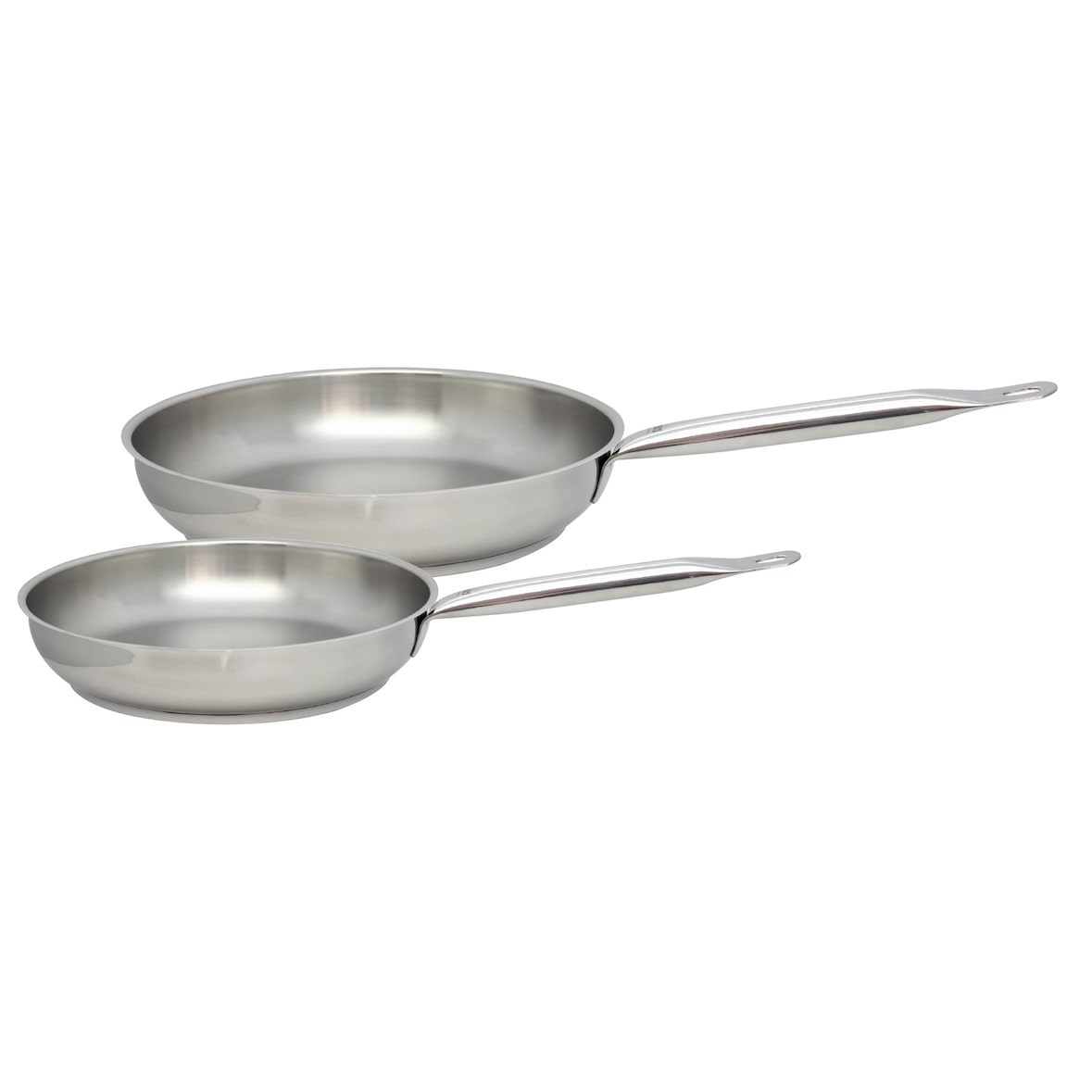 ELO Pfannenset 2tlg. Profi Therm, Edelstahl, Ø 24 cm- Ø 28 cm, induktionsfähig, kratzfeste Qualität