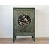 thumbnail of OPIUM OUTLET Möbel Kommode Schrank Sideboard Hochzeitsschrank A600-2 tannengrün vintage asiatisch chinesisch orientalisch Holz
