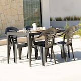 thumbnail of SHAF - Pack de 24 Sillas Menorca - Apilables, Ergonómicas y Resistentes a rayos UV - Fabricadas en España con Plástico Reciclado - Color Antracita