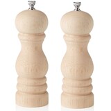 thumbnail of Salzmühle und Pfeffermühle natur lackiert, 15 cm, Holz, Classic Mill 2 tlg. Set