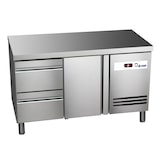 thumbnail of Kühltisch Ready KT2602 mit Arbeitsplatte 1 Tür, 2 halbe Schubladen