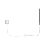 thumbnail of Paulmann URail Voeding Kabel met schakelaar   2m max. 1000W Chroom mat 95658