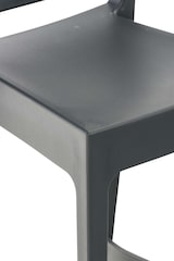 thumbnail of CHEFGASTRO Barhocker YELLOWSTONE HxBxT 105x45x51cm Kunststoff Dunkelgrau Barstuhl