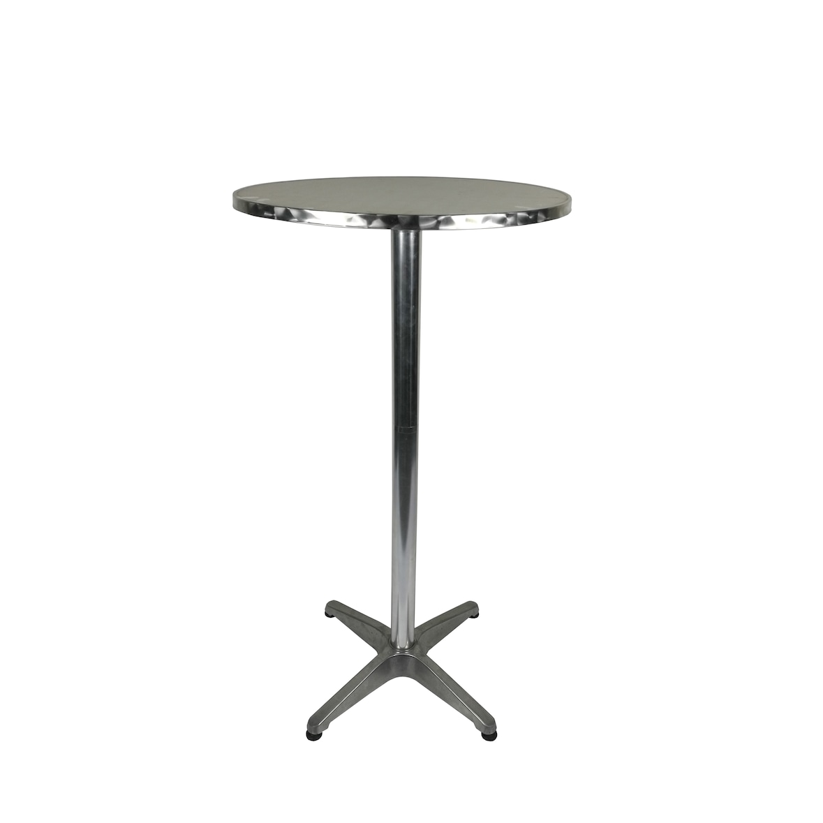 Mesa alta redonda de alumínio HOBETO