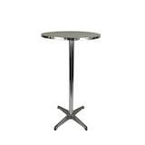 thumbnail of Mesa alta redonda de alumínio HOBETO