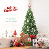 thumbnail of Árvore de Natal artificial COSTWAY com sistema dobrável, agulhas de PVC, árvore de Natal artificial com suporte de metal