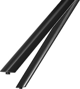 thumbnail of tectake Samt-Drehstuhl Lona mit dicker Polsterung  - 4er Set schwarz/schwarz