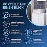 thumbnail of CASARIA® Waschbeckenunterschrank mit 3 Schubladen 63x54x30cm Badezimmer Unterschrank Weiß