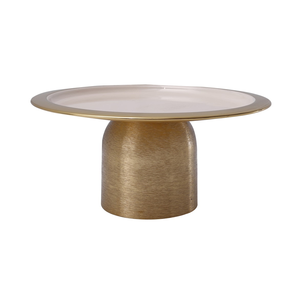 Kuchenplatte Esmeralda Deco 300 Gold / Puderrosa