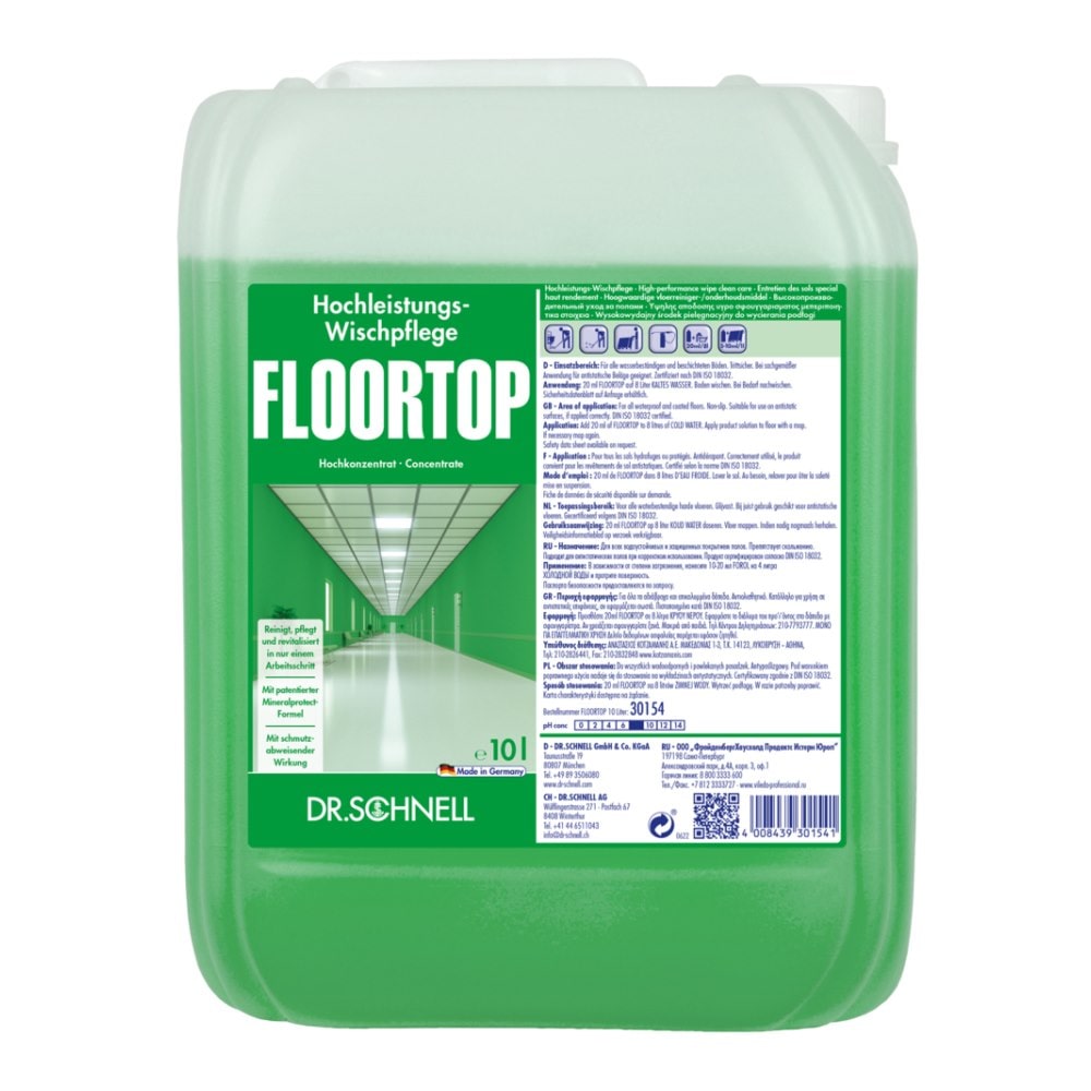 Dr. Schnell Floortop Bodenreiniger Hochkonzentrat – 10 Liter