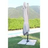 thumbnail of Bob Gardens Ombrellone da Giardino decentrato 3x3 in alluminio - PIAVE Nero