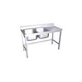 thumbnail of Fregadero industrial acero inoxidable 1350x500x850mm escurridor derecha