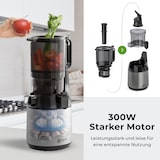 thumbnail of Balter Entsafter Slow Juicer, Große 135MM Öffnung, 300 Watt, Entsafter für Gemüse und Obst, Früchte, Saftpresse, BPA Frei, leise