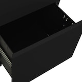 thumbnail of vidaXL Aktenschrank mit Rollen Schwarz 39x45x67 cm Stahl