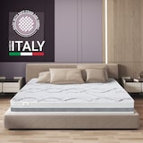 thumbnail of The White Stone matras 130x210 Carbon Premium Quality, antibacterieel, mijtwerend, anti-allergisch | Hoogte 25 cm | Made in Italy